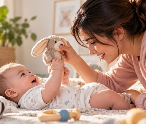 بازی برای نوزاد 1 الی 3 ماهه