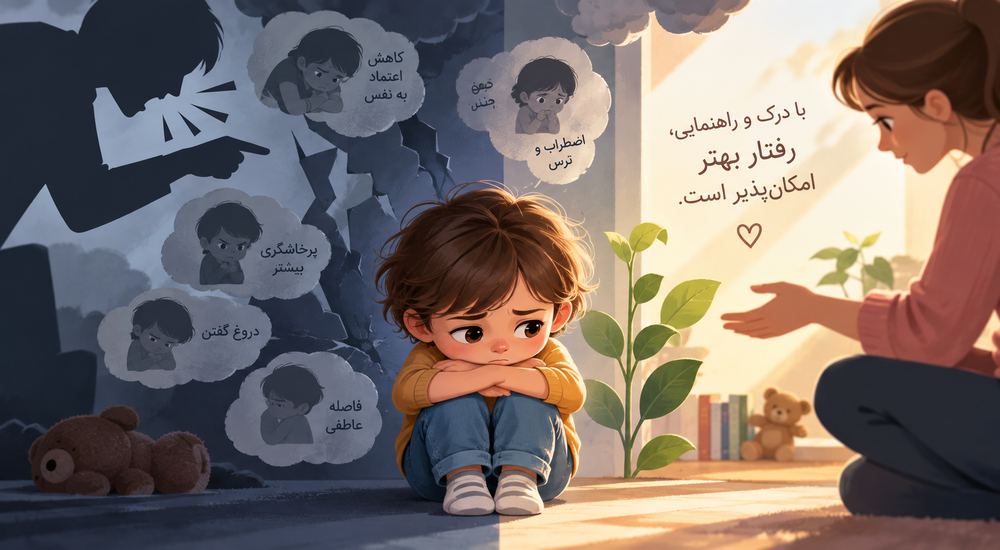 تاثیر تنبیه بر رفتار کودک